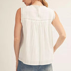 Babydoll Eyelet Tank