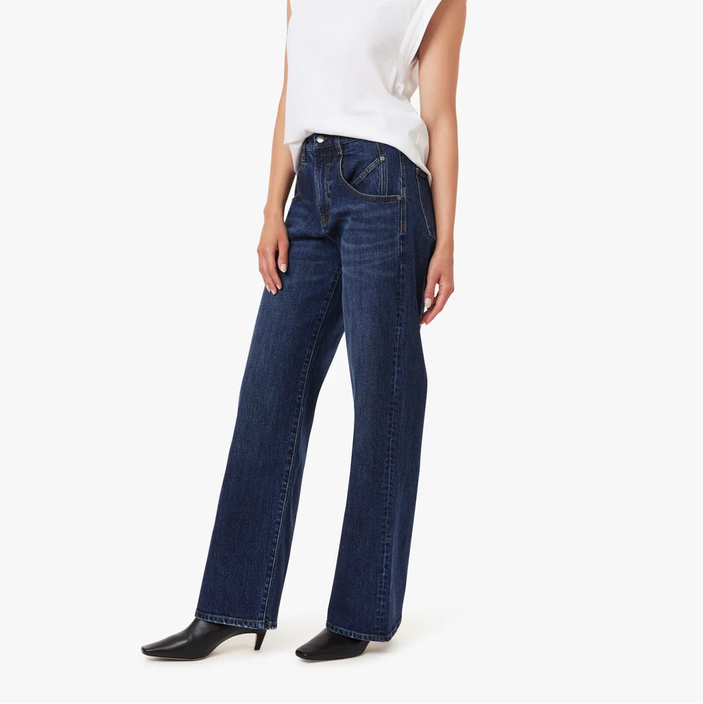 Blaine High Rise Straight Jeans