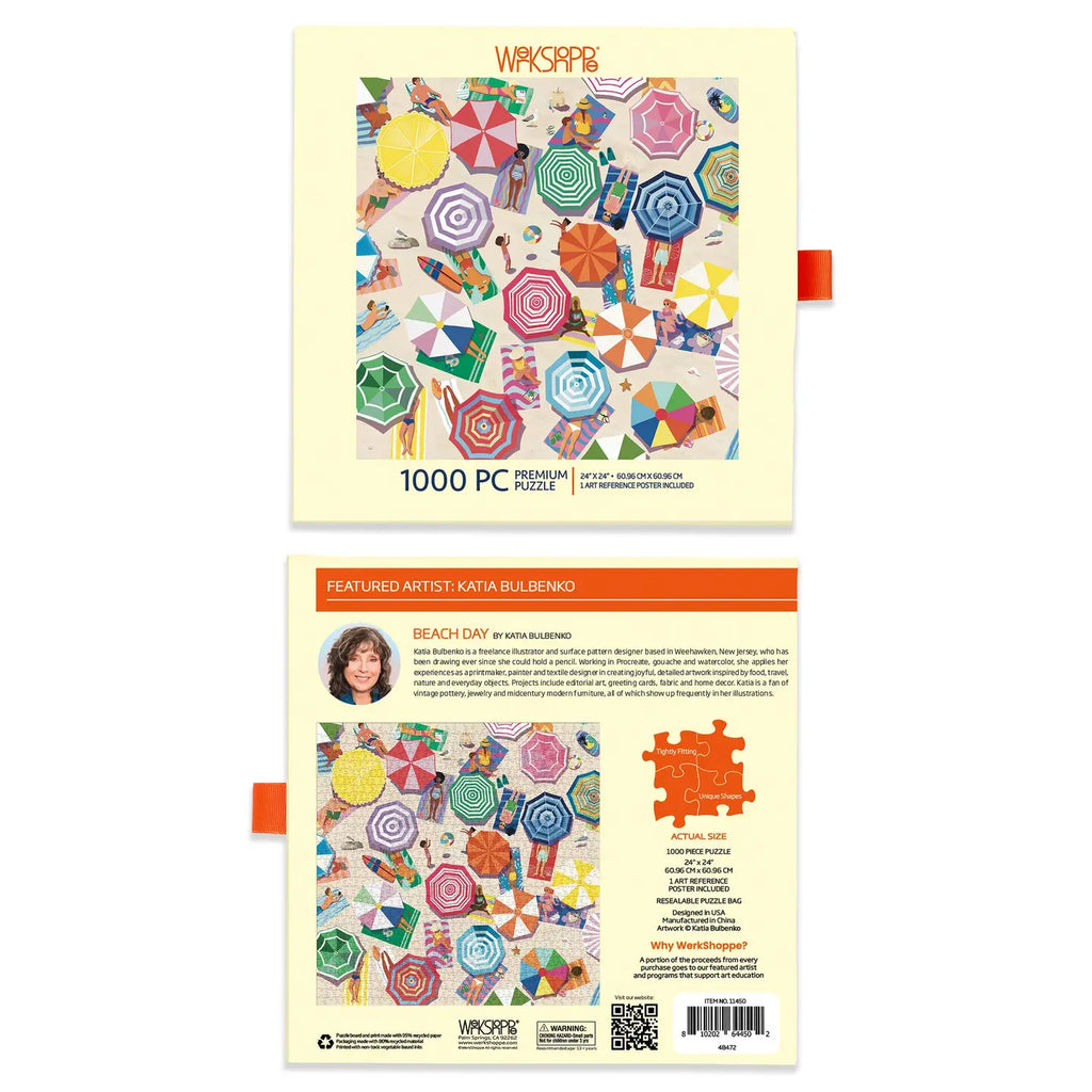 Beach Day 1000 Piece Puzzle