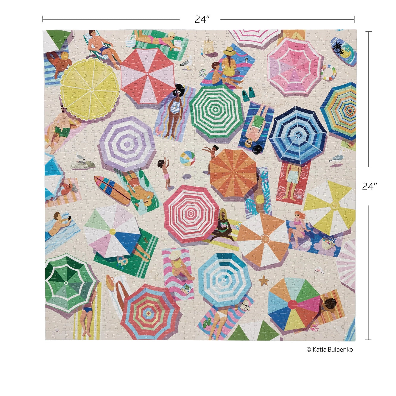 Beach Day 1000 Piece Puzzle