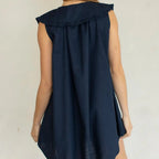 Belle Cotton Linen Blend Sleeveless Dress