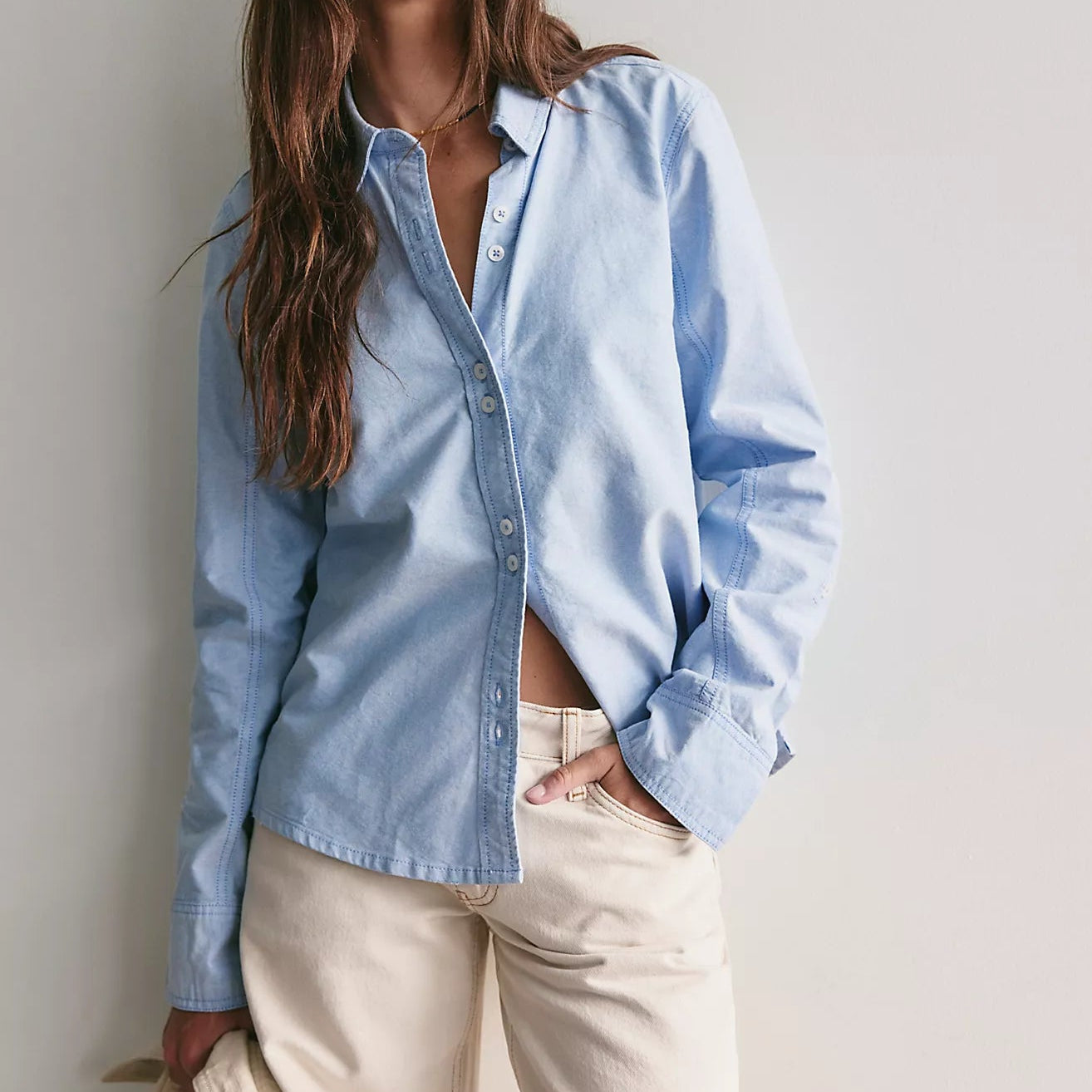 Free People Benny Slim Oxford Main image