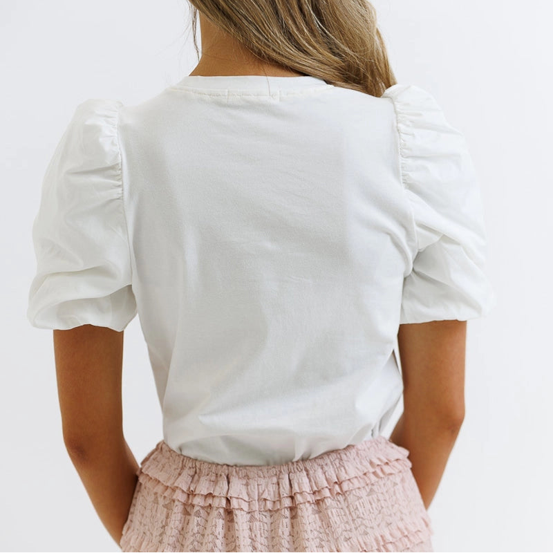 Beyond Basic Bubble Sleeve Top