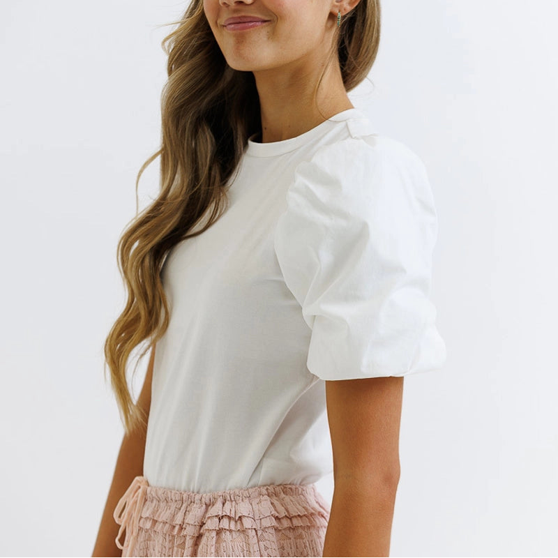 Beyond Basic Bubble Sleeve Top