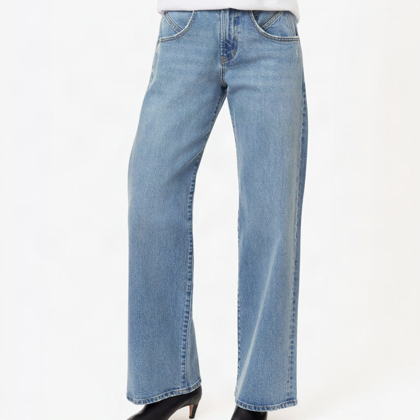 Blaine High Rise Straight Jeans