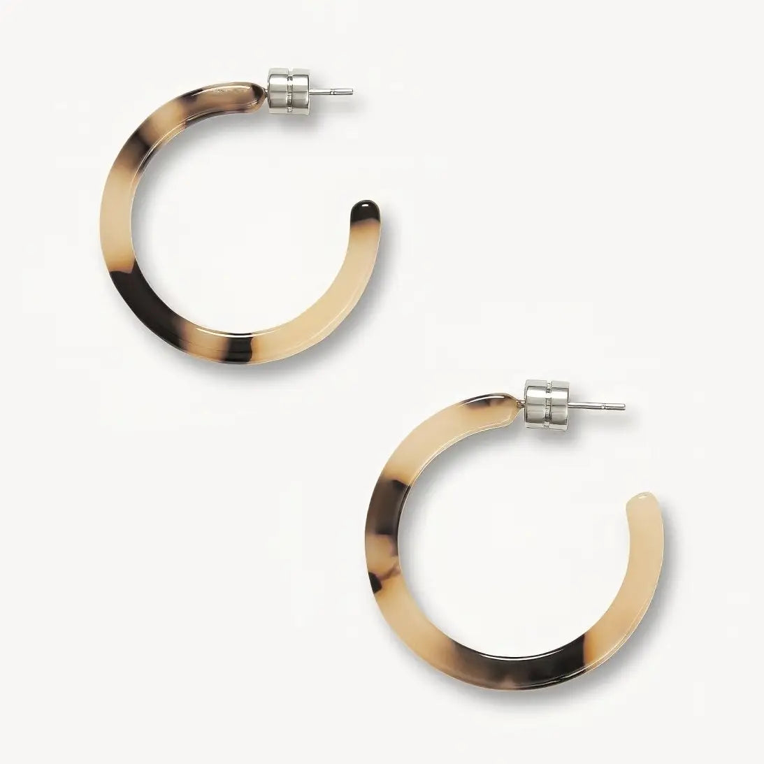Machete Blonde Tortoise Hoops
