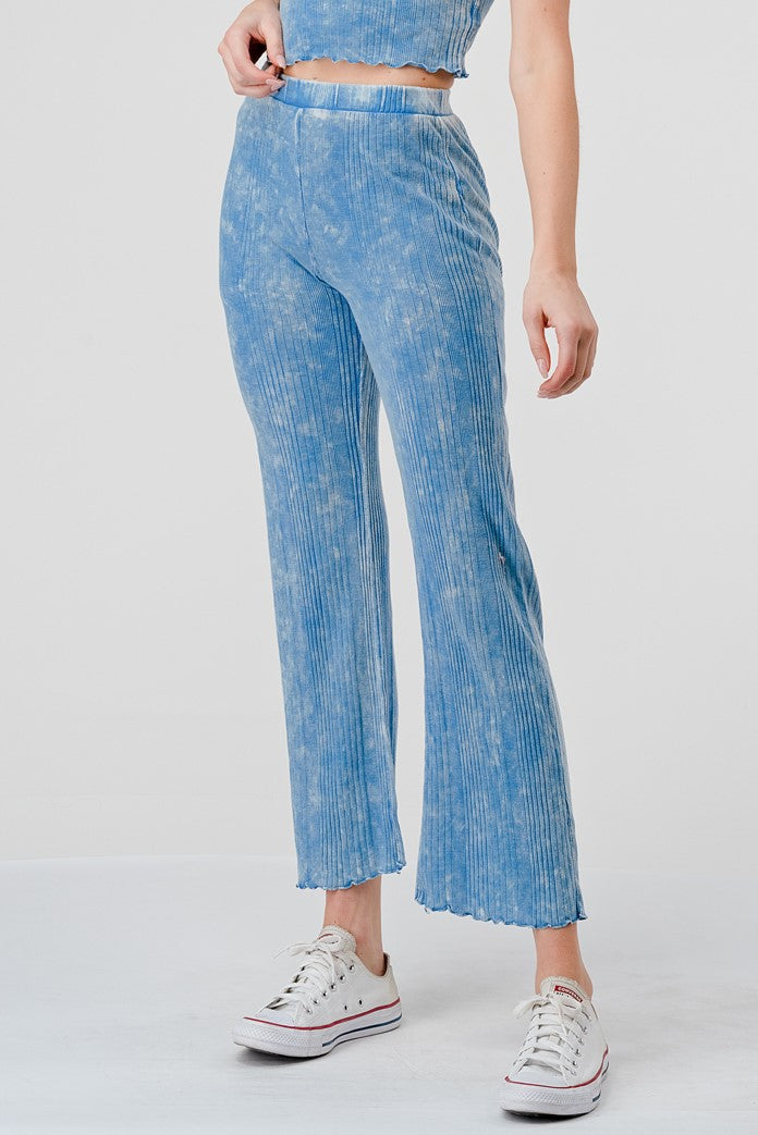 Ribbed Mineral Washed Lounge Pants