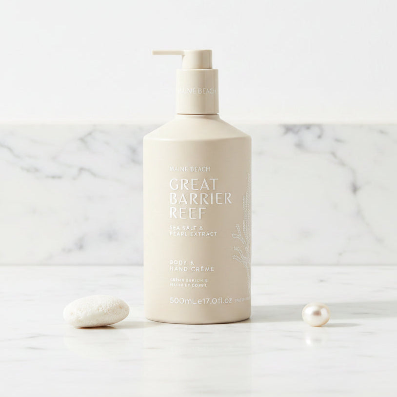 Maine Beach Great Barrier Reef Sea Salt Body & Hand Crème