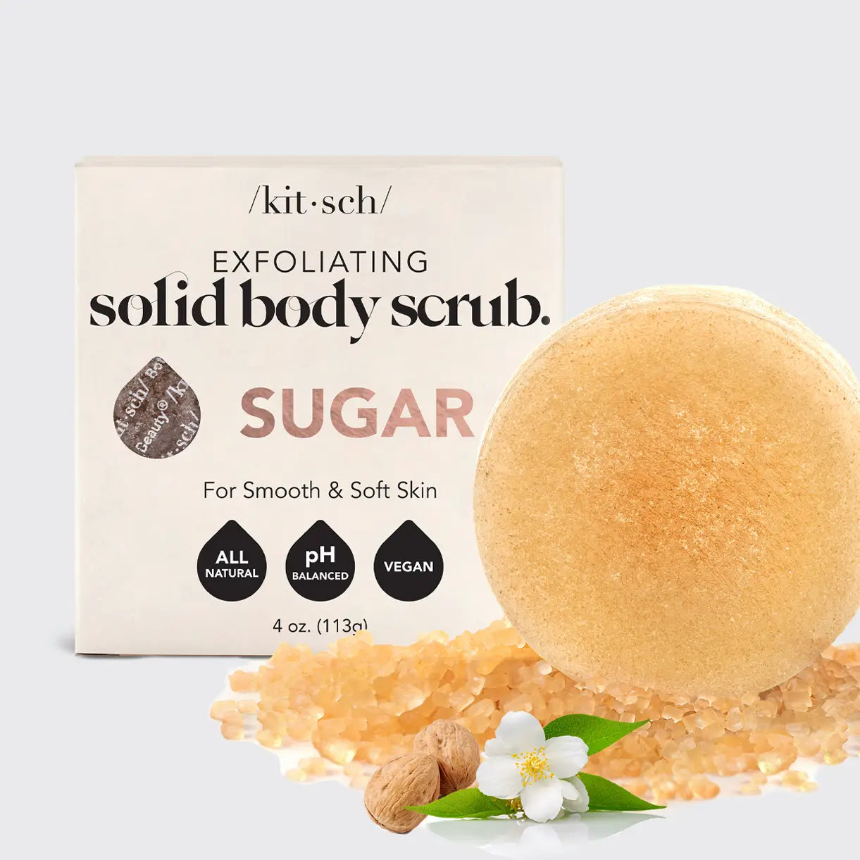 Sugar Exfoliating Body Scrub Bar