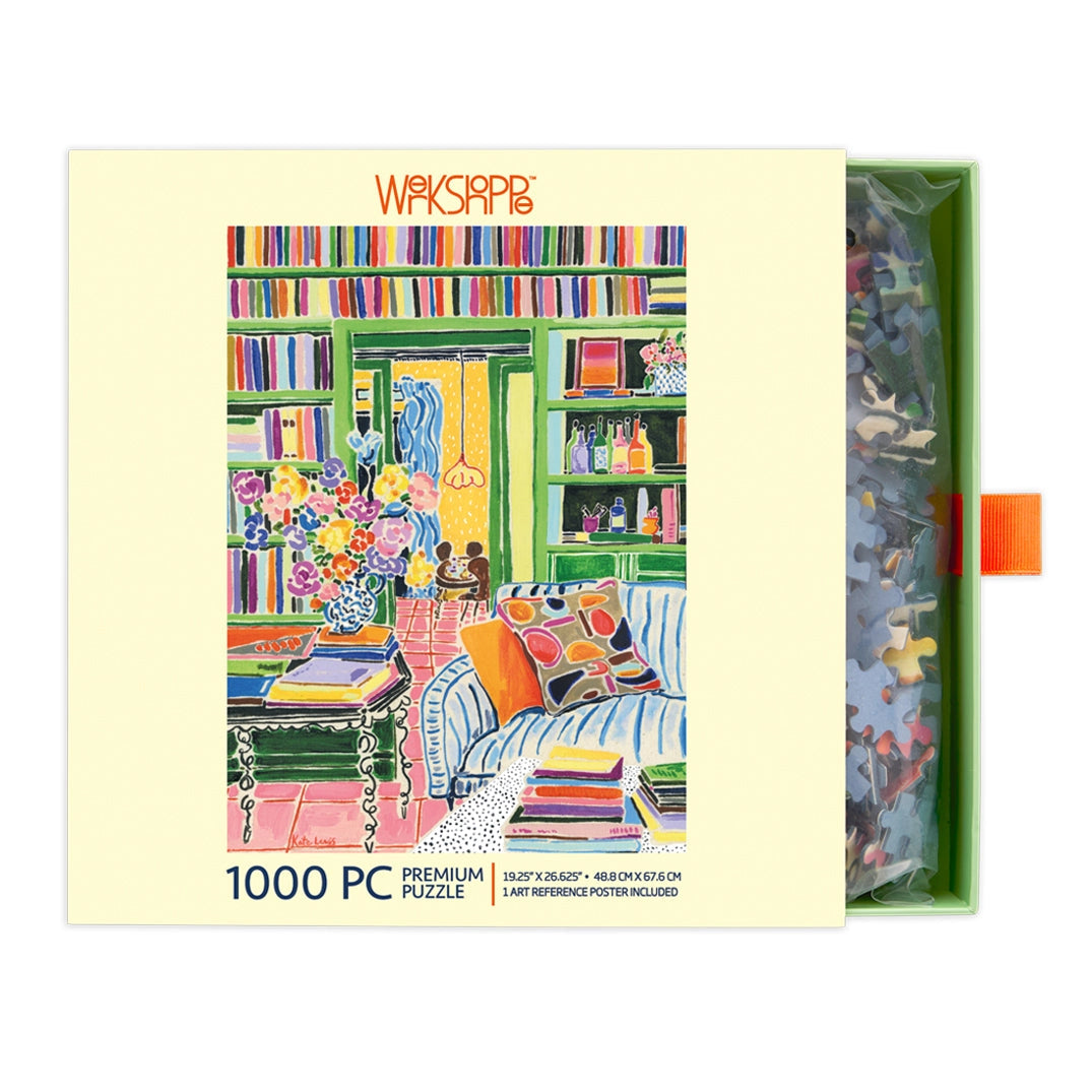 Books & Bouquets 1000 Piece Puzzle Box