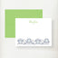 Thank You Bottom Flowers Note Card Set