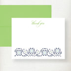 Thank You Bottom Flowers Note Card Set