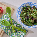 Highland Blue Melamine Serving Bowl