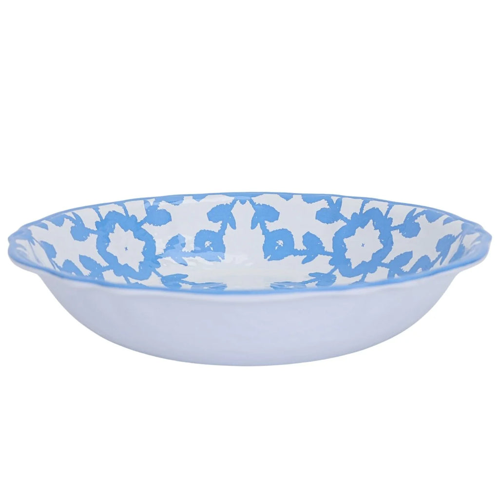 Highland Blue Melamine Serving Bowl