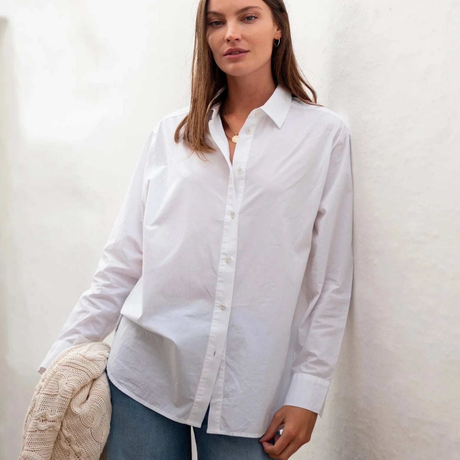 Mersea Bronte Relaxed Button Up Top