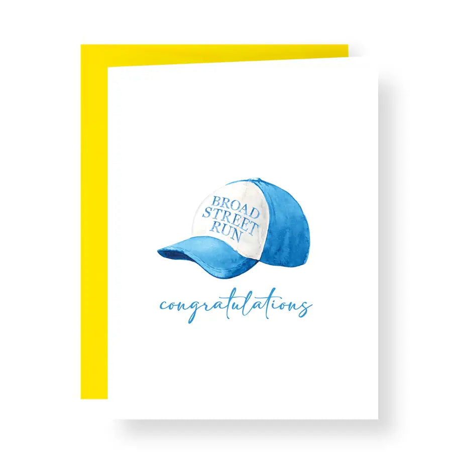Broad Street Run Congrats Greeting Card