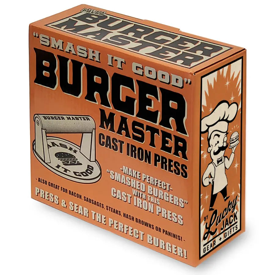 Burger Master Cast Iron Grill Press