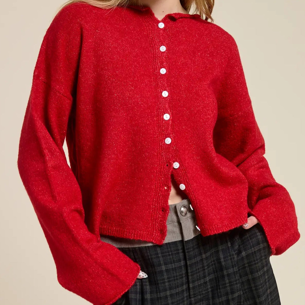 Essential Button Down Cardigan