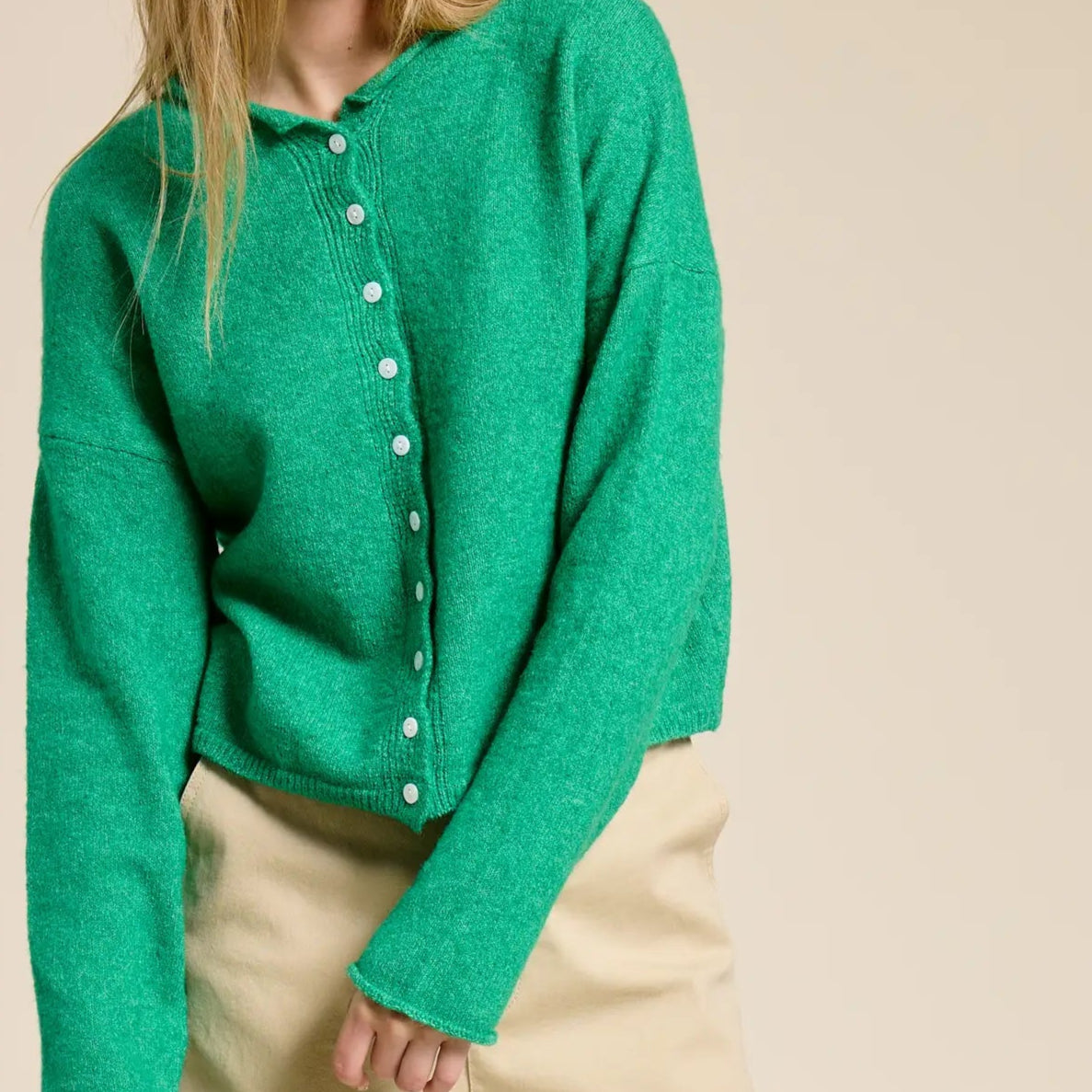 Essential Button Down Cardigan
