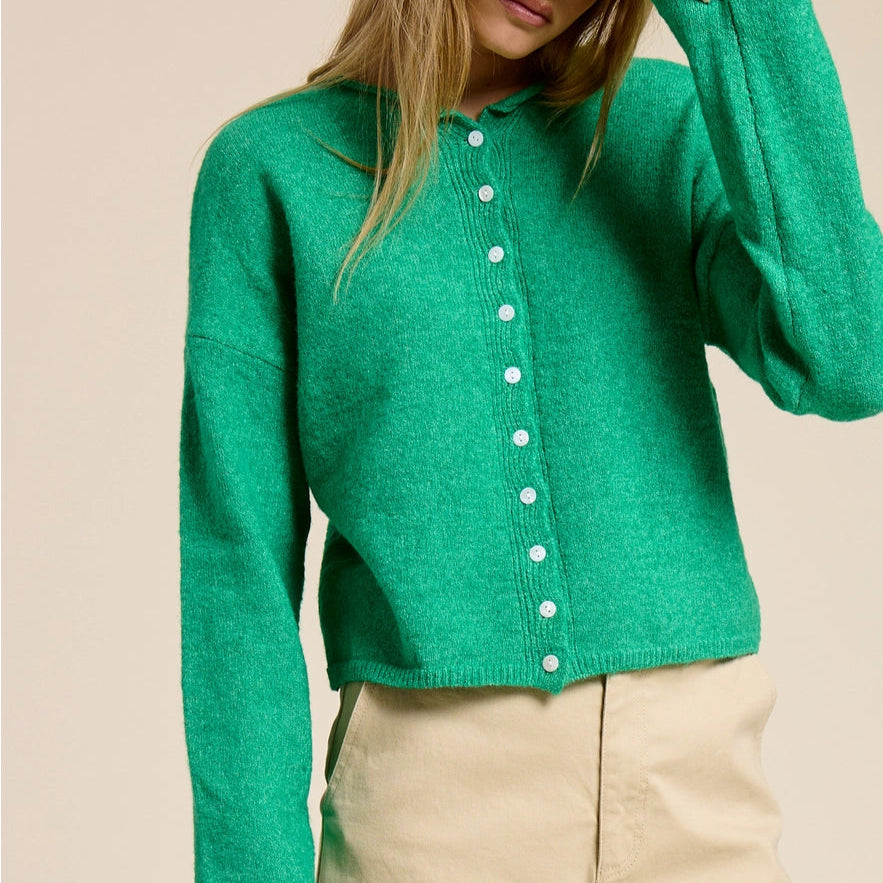 Essential Button Down Cardigan