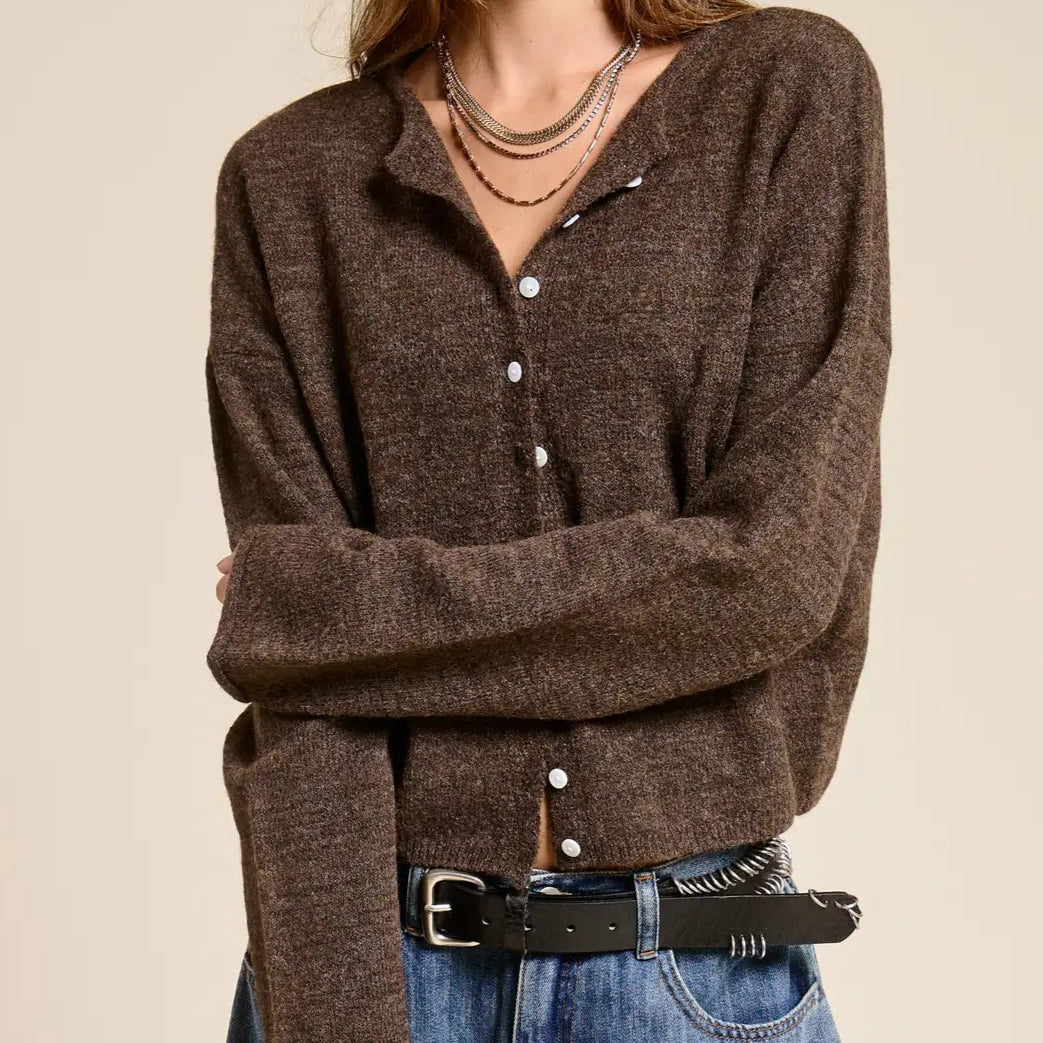 Essential Button Down Cardigan