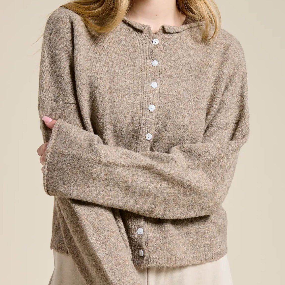 Essential Button Down Cardigan