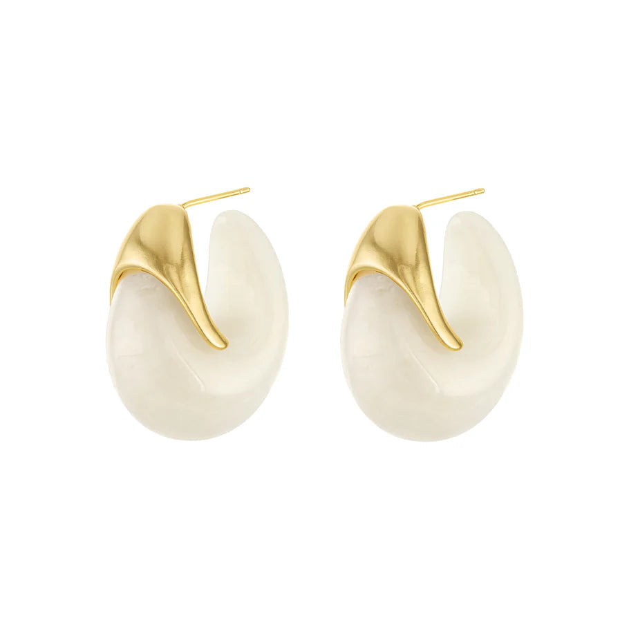 Casey Retro Hoop Earring Secondary image