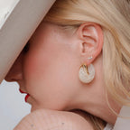 Casey Retro Hoop Earring