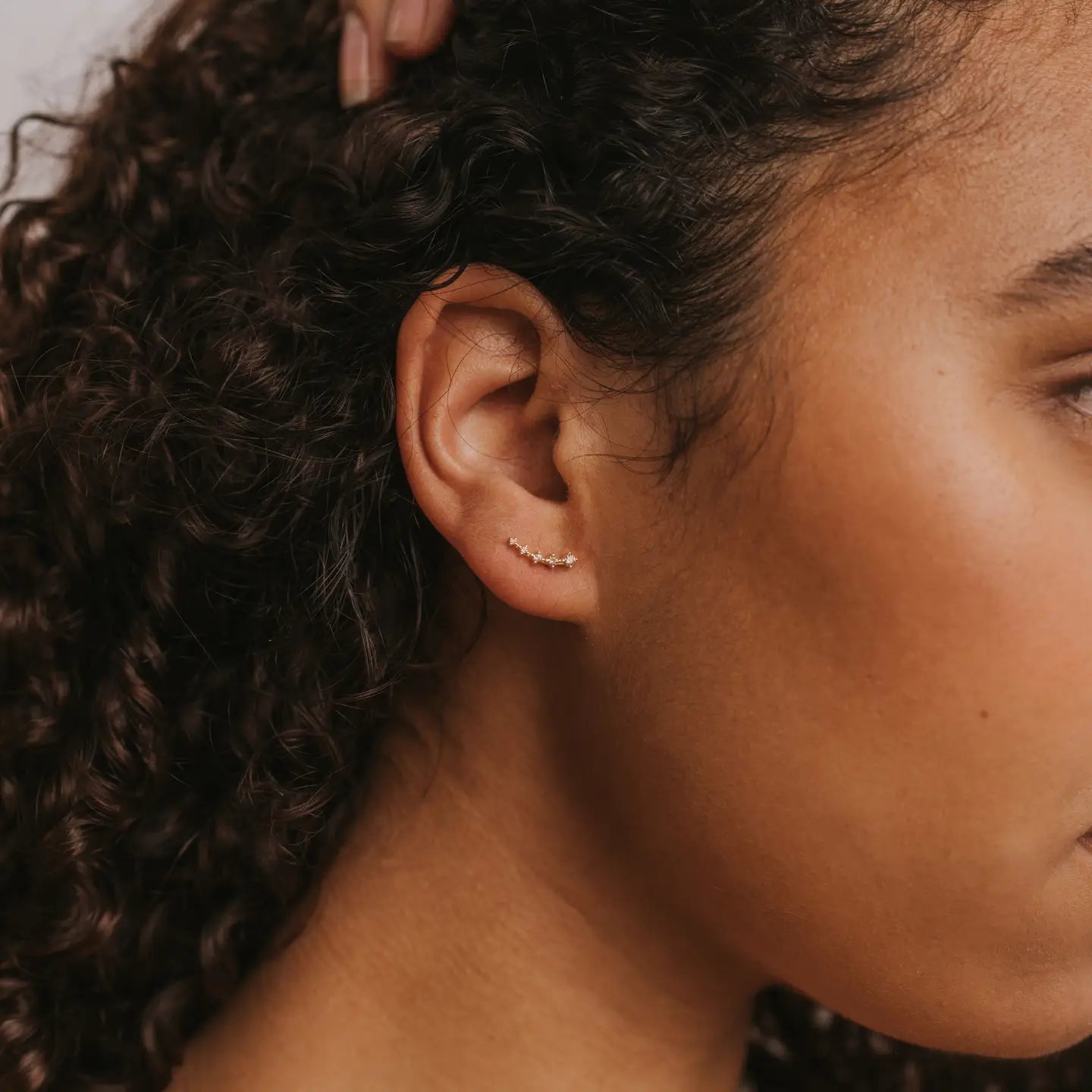 Champagne Crawler Earrings