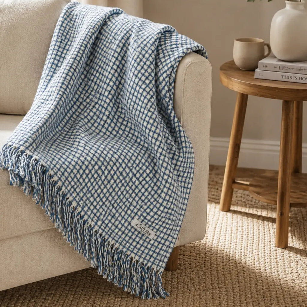 Check Throw Blanket