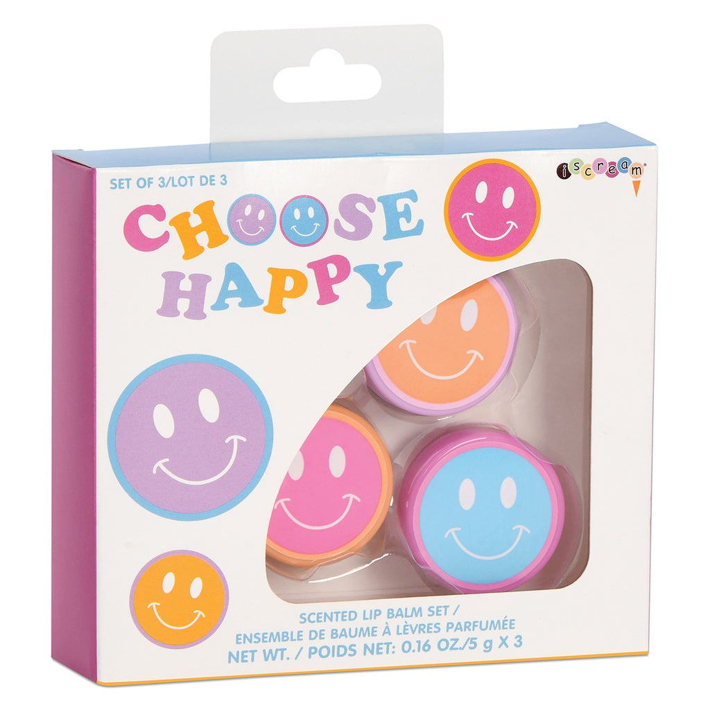 Choose Happy Lip Balm Trio