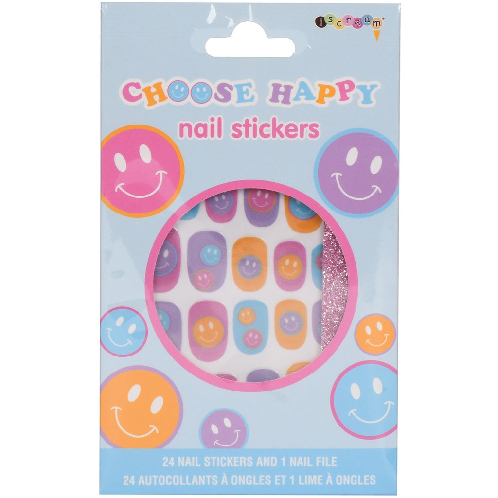 Choose Happy Nail Stickers & File Set