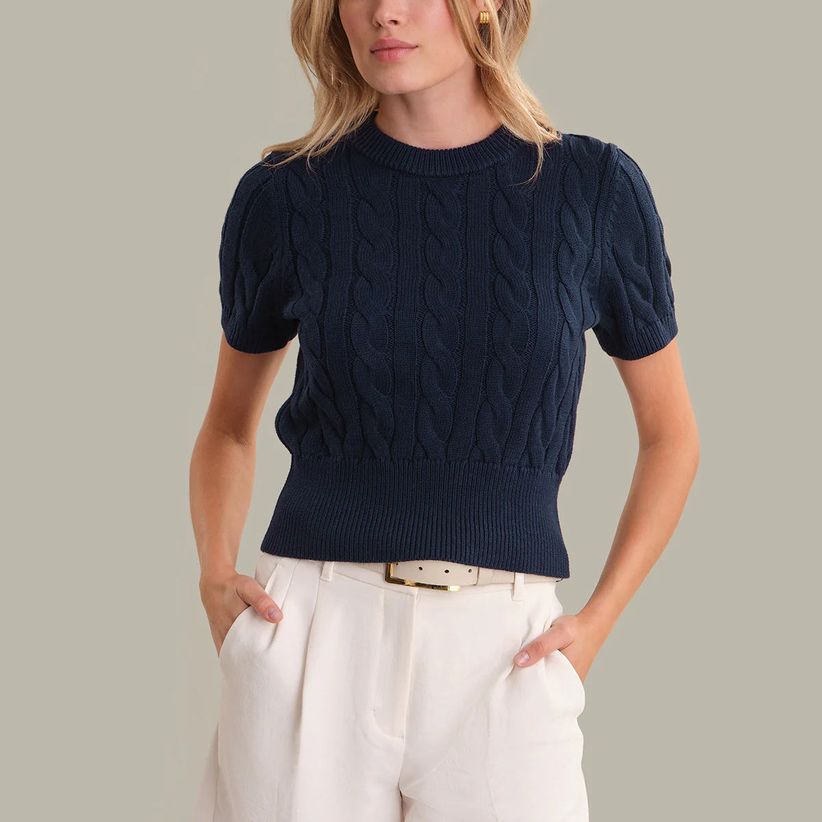 Clara Cable Knit Pullover Main image