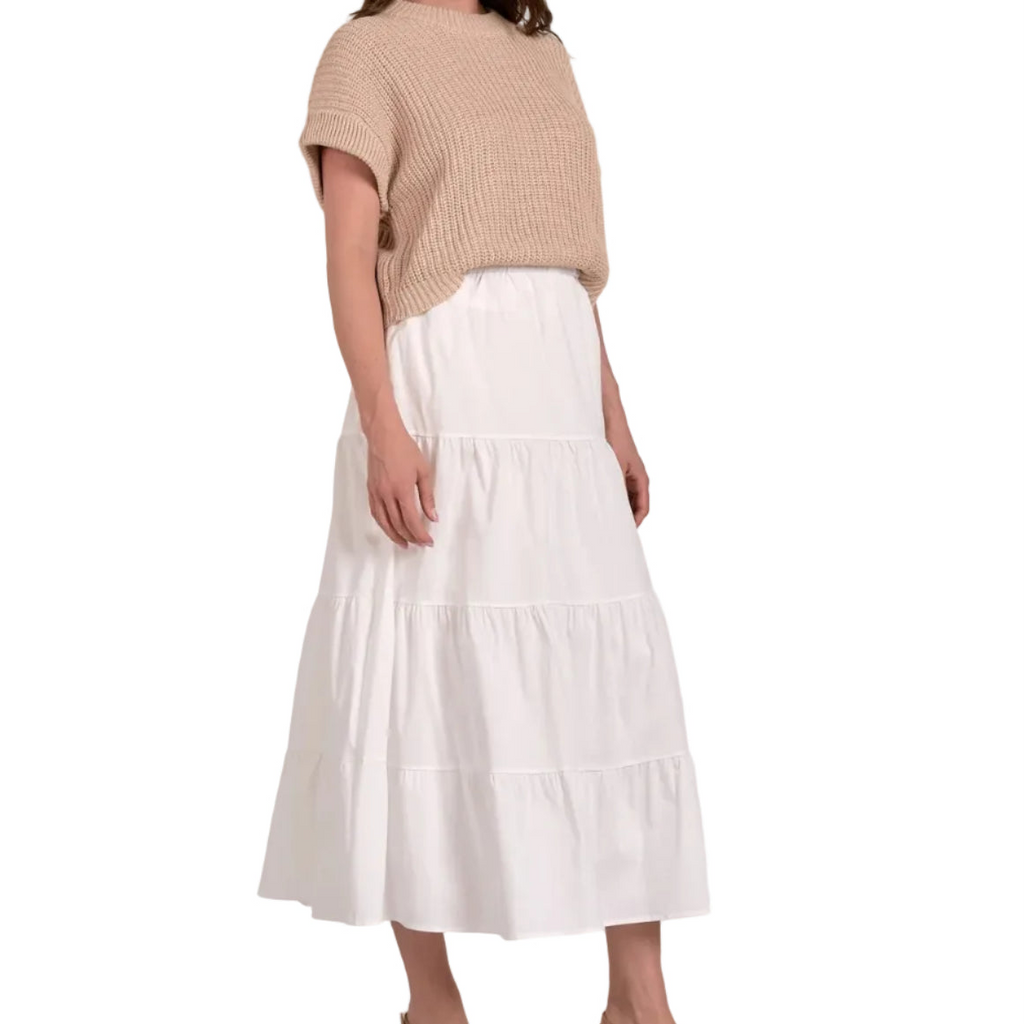 Sweater & Skirt Combo Midi Dress
