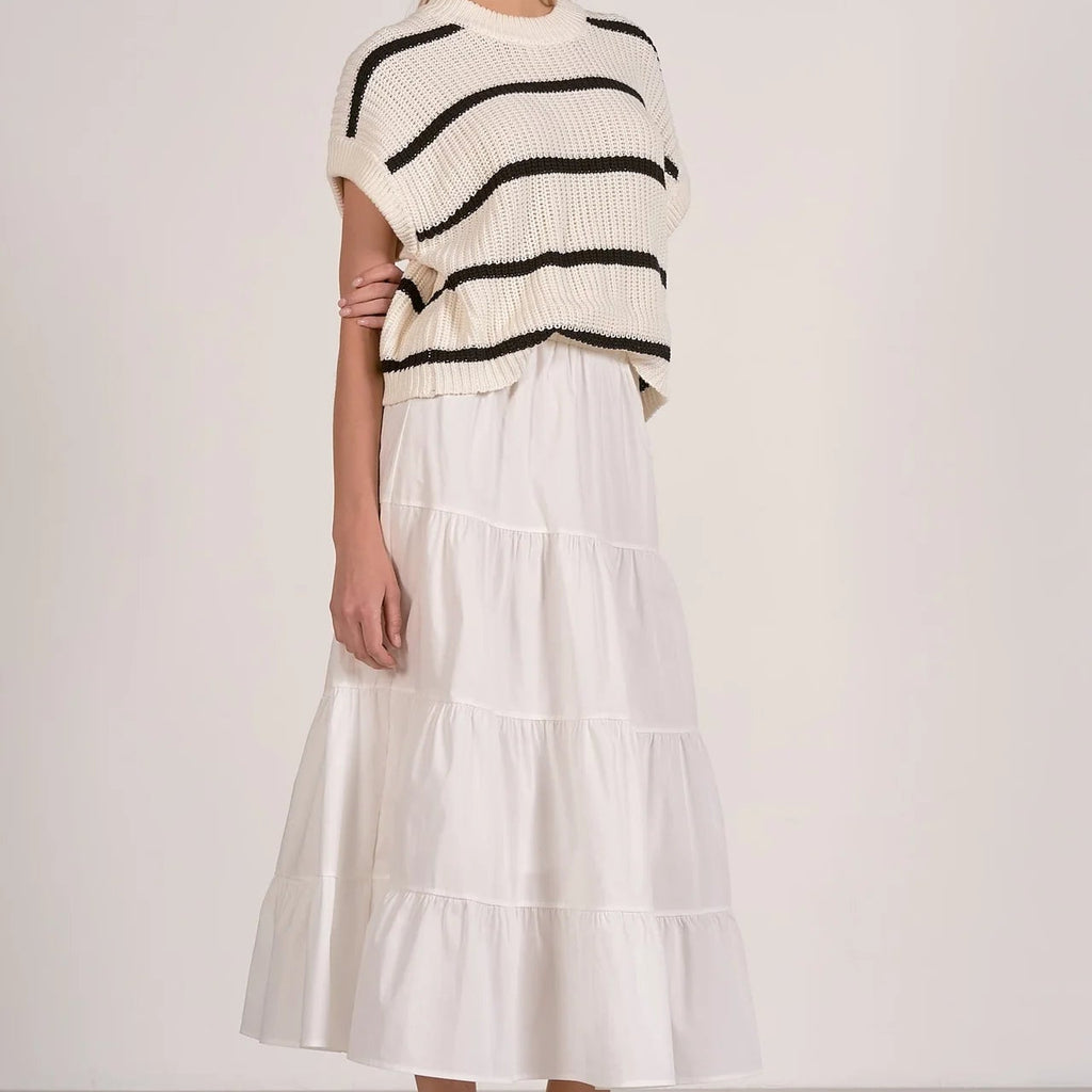 Sweater & Skirt Combo Midi Dress