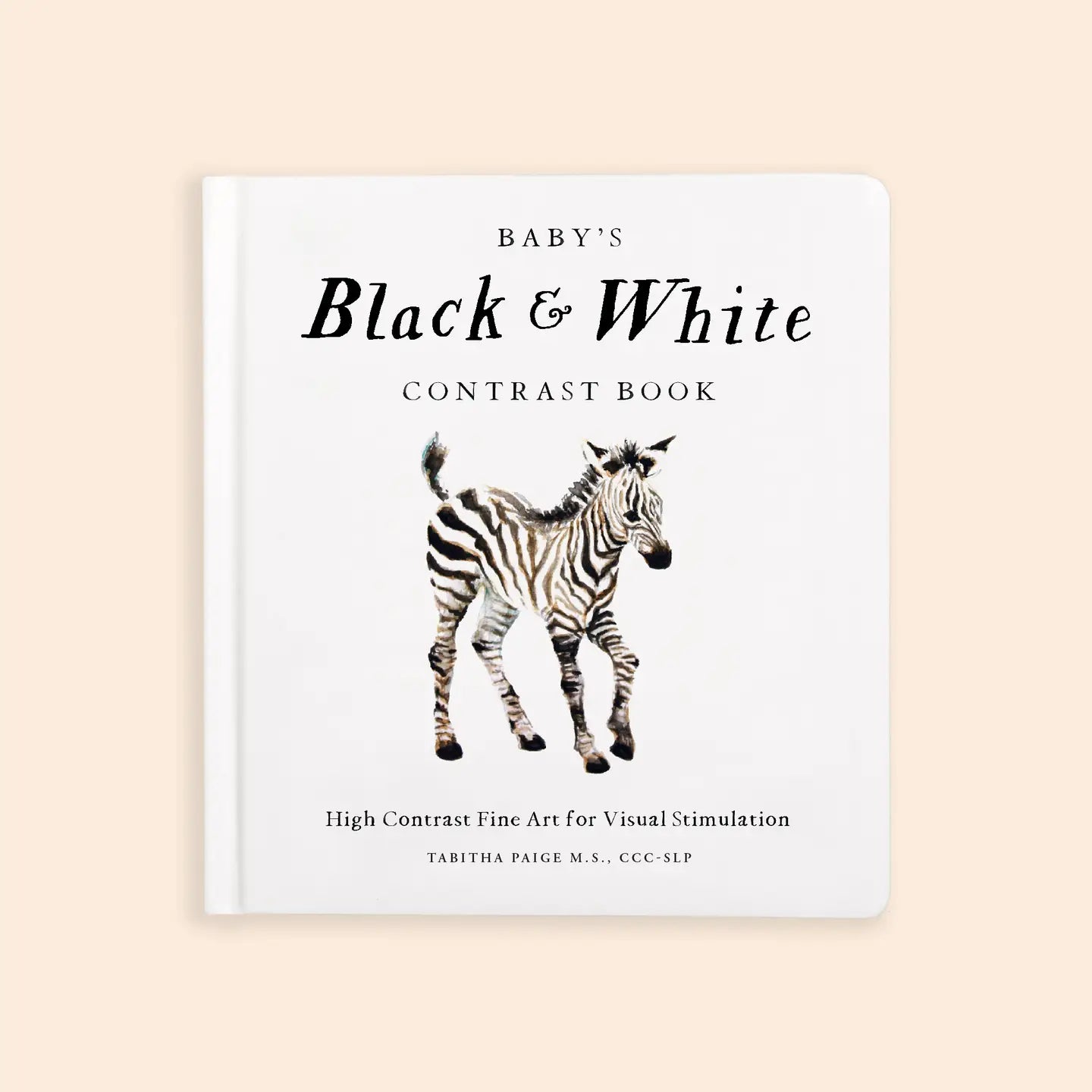 Black & White Contrast Baby Book