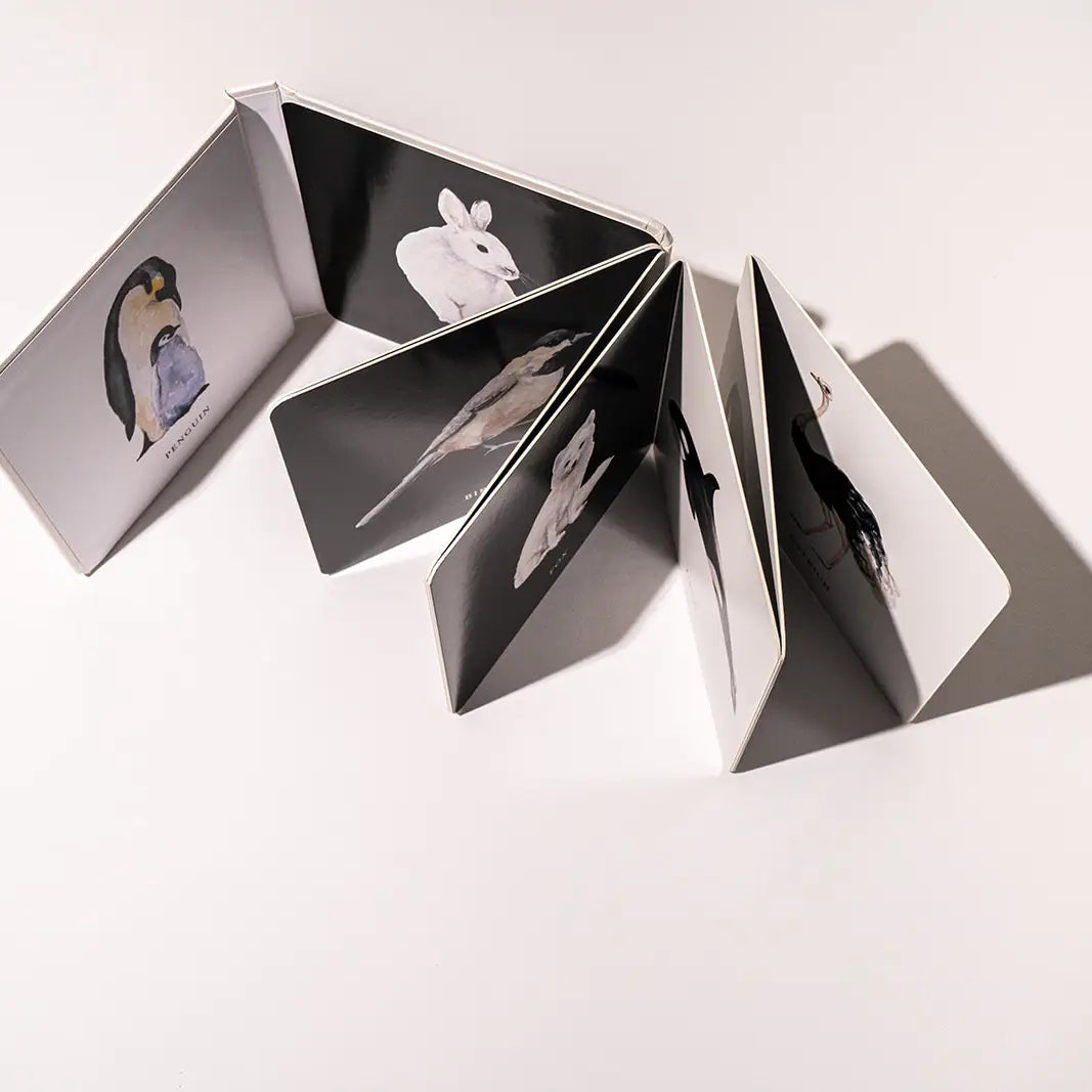 Black & White Contrast Baby Book