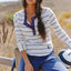 FP Movement Cool Down Striped Crew