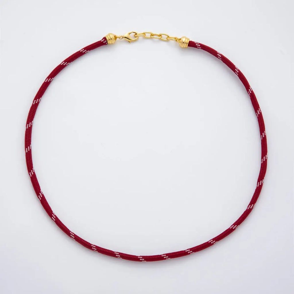 24K Fill Cotton Cord Necklace