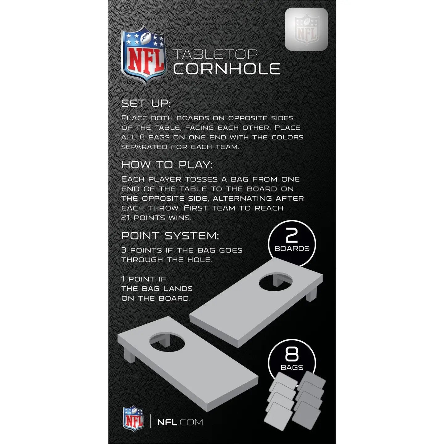 Philadelphia Eagles Table Top Cornhole