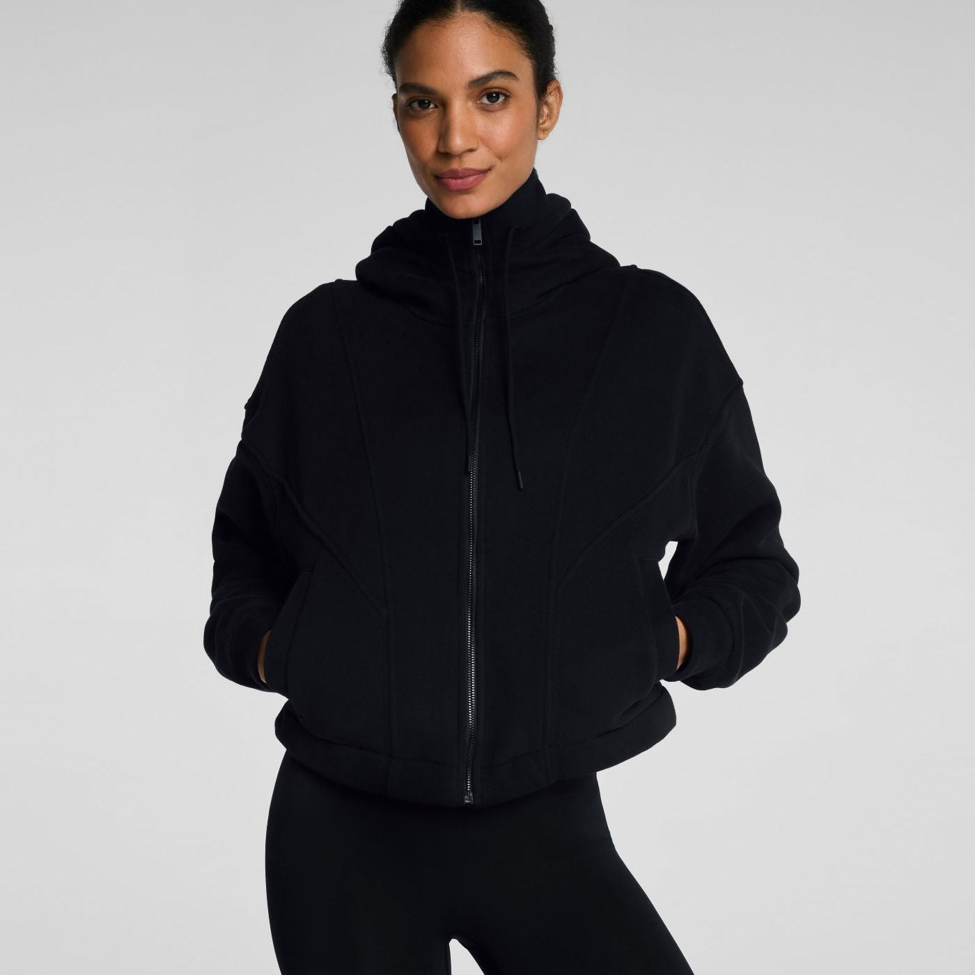 SPANX® BoostUp Cotton Full Zip Hoodie