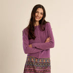 Knit Covered Button Cardigan