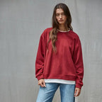 Always On Crew Twofer Pullover