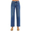 Tummy Control Crease Line High Rise Ankle Straight