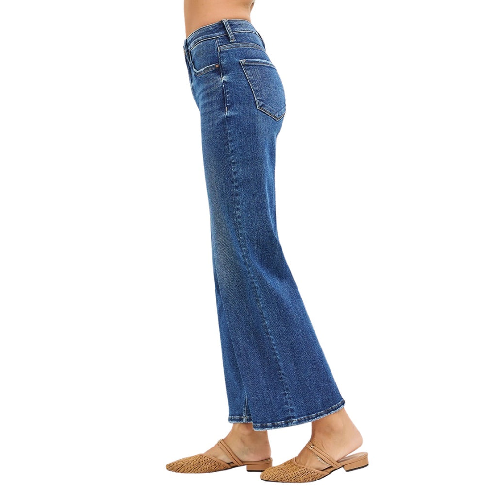 Tummy Control Crease Line High Rise Ankle Straight