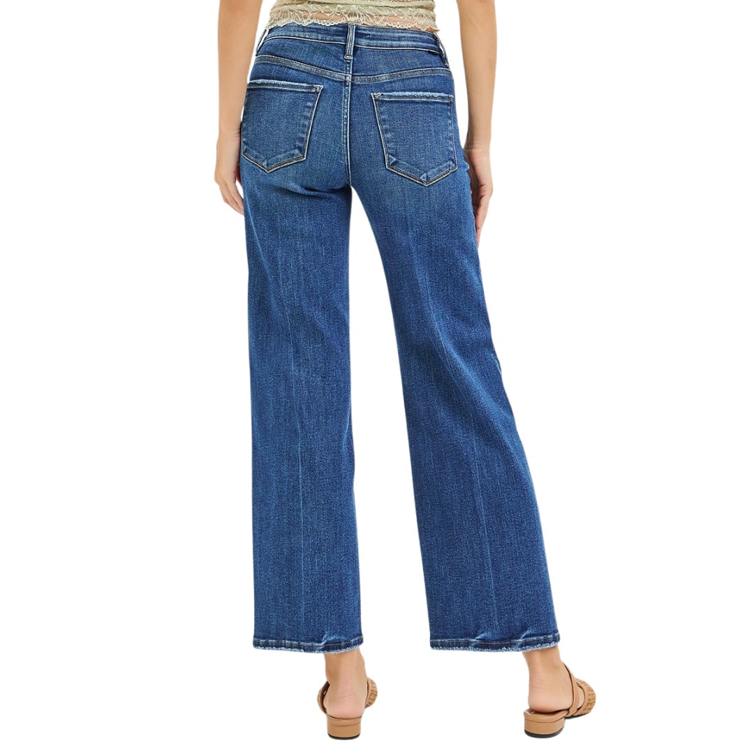 Tummy Control Crease Line High Rise Ankle Straight