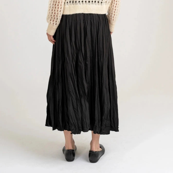 Crinkle Maxi Skirt