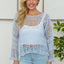 Crochet Long Sleeve Top