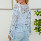Crochet Long Sleeve Top
