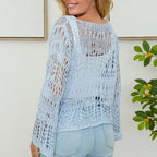 Crochet Long Sleeve Top